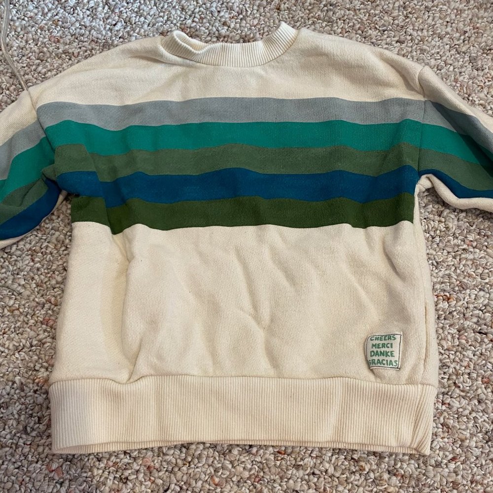 Zara Kids Striped Pullover Sweater
